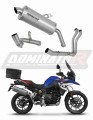 complete exhaust system with muffler DOMINATOR Full System titanium P7 fits the motorcycle BMW F800GS 2024