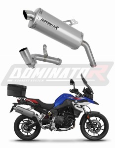BMW F900GS Adventure 2024 Mid pipe + kipufogó Titán dob P7 + dB killer