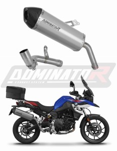 BMW F900GS Adventure 2024 Összekötő cső + kipufogó Titán dob HP7 + dB killer