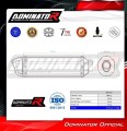 DOMINATOR HP1 FEKETE kipufogó dob BMW F700GS 2012 - 2017 motorkerékpárhoz 3