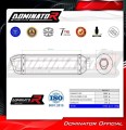 complete exhaust system with muffler DOMINATOR Full System HP1 BLACK fits the motorcycle BMW K1200RS 2001   2003 3