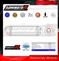 DOMINATOR HP1 FEKETE kipufogó dob, amely illeszkedik a Kawasaki GTR 1400 2007 - 2009 motorkerékpárhoz 3