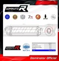 exhaust muffler DOMINATOR HP1 BLACK fits the motorcycle Aprilia Tuono V4 R APRC 2011   2014 3