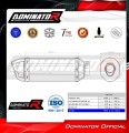 exhaust muffler DOMINATOR HP1 BLACK fits the motorcycle Ducati MONSTER 696 2008   2014 4