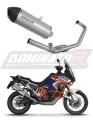 complete exhaust system with muffler DOMINATOR Full System titanium HP7 fits the motorcycle KTM 1290 Super Adventure 2021   2024