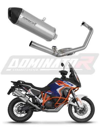complete exhaust system with muffler DOMINATOR Full System titanium HP7 fits the motorcycle KTM 1290 Super Adventure 2021   2024
