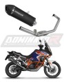 teljes DOMINATOR kipufogórendszer HP7 FEKETE dobbal a KTM 1290 Super Adventure 2021 - 2024 motorkerékpárhoz