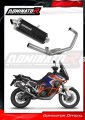 complete exhaust system with muffler DOMINATOR Full System P7 BLACK fits the motorcycle KTM 1290 Super Adventure 2021   2024