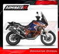 DOMINATOR teljes kipufogórendszer P7 FEKETE kipufogódobbal a KTM 1290 Super Adventure 2021 - 2024 motorkerékpárhoz 3