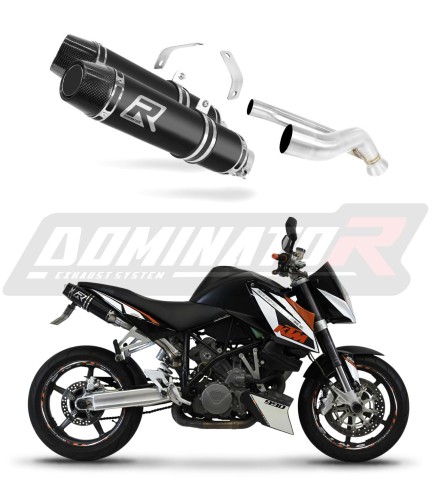 DOMINATOR HP3 FEKETE kipufogó dob KTM 990 SUPER Duke 2005 - 2013 motorkerékpárhoz 2