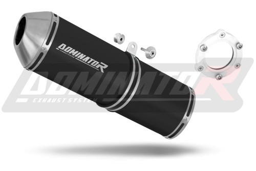 exhaust muffler DOMINATOR OVR BLACK fits the motorcycle Yamaha YZF 1000 R Thunderace 1996   2003