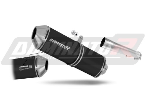 DOMINATOR Homologált OVR FEKETE kipufogó dob Yamaha FZS FAZER 1000 2001 - 2005 motorkerékpárhoz