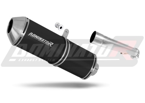 exhaust muffler DOMINATOR OVR BLACK fits the motorcycle Yamaha FZS FAZER 1000 2001   2005