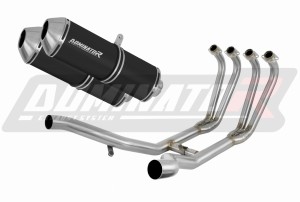 Yamaha XJ 900 Diversion 1994 - 2003 Teljes rendszer Kipufogó leömlő dob OVR FEKETE + dB killer