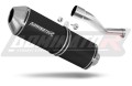 exhaust muffler DOMINATOR OVR BLACK fits the motorcycle Yamaha TDM 850 Right Side 1991   1995