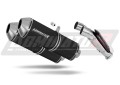 exhaust muffler DOMINATOR OVR BLACK fits the motorcycle Yamaha TRX 850 1995   2000