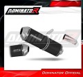 exhaust muffler DOMINATOR homologated road legal OVR BLACK fits the motorcycle Yamaha FZ8 FAZER 2010   2016 2