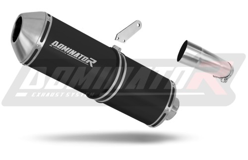 exhaust muffler DOMINATOR OVR BLACK fits the motorcycle Yamaha FZ8 FAZER 2010   2016 2