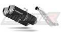 DOMINATOR OVR FEKETE kipufogó dob Yamaha XT 660 R 2004 - 2016 motorkerékpárhoz