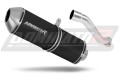 exhaust muffler DOMINATOR OVR BLACK fits the motorcycle Yamaha XT 600 1990   2004