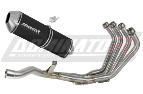 complete exhaust system with muffler DOMINATOR Full System OVR BLACK fits the motorcycle Yamaha XJ 6N S F 2009   2016