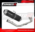 komplett DOMINATOR kipufogórendszer OVR FEKETE dobbal a Yamaha XP 530 T-MAX 2012 - 2016 motorkerékpárhoz 2