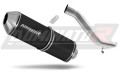 exhaust muffler DOMINATOR OVR BLACK fits the motorcycle Triumph TIGER EXPLORER 1200 XC / XR 2016   2017