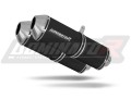 DOMINATOR OVR FEKETE kipufogó dob a Triumph SPEED TRIPLE 1050 2005 - 2010 motorkerékpárhoz