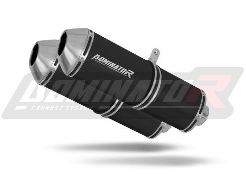 DOMINATOR OVR FEKETE kipufogó dob a Triumph SPEED TRIPLE 1050 2005 - 2010 motorkerékpárhoz