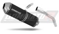 DOMINATOR OVR FEKETE kipufogó dob, amely illik a Triumph TIGER 800 XC / XR 2015 - 2017 motorkerékpárhoz