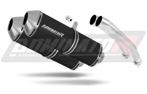 Suzuki GSXR 1300 Hayabusa 2008 - 2019 kipufogó dob OVR BLACK + dB killer