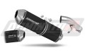 exhaust muffler DOMINATOR homologated road legal OVR BLACK fits the motorcycle Suzuki GSX 1250 FA 2010   2016
