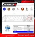 complete exhaust system with muffler DOMINATOR Full System OVR BLACK fits the motorcycle Suzuki GSF 1250 N / S BANDIT 2007   2016 2