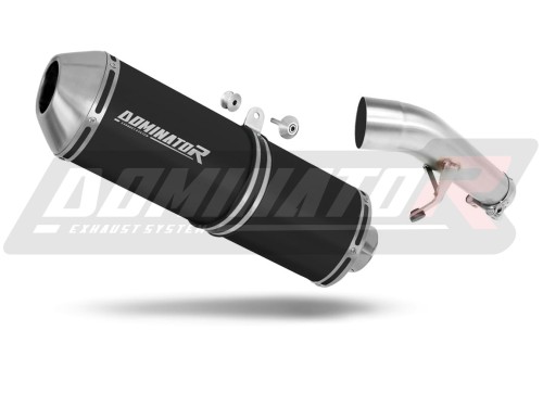 exhaust muffler DOMINATOR OVR BLACK fits the motorcycle Suzuki GSF 1250 N / S BANDIT 2007   2016 3