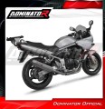 exhaust muffler DOMINATOR S6 fits the motorcycle Suzuki GSF BANDIT 600 2000   2004 2