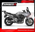 DOMINATOR S6 FEKETE kipufogó dob Suzuki GSF BANDIT 1200 2001 - 2005 motorkerékpárhoz 3