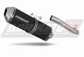 exhaust muffler DOMINATOR OVR BLACK fits the motorcycle Suzuki GSXR 1000 K1   K4 2001   2004