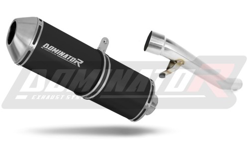 DOMINATOR OVR FEKETE kipufogó dob Suzuki GSXF 750 1998 - 2006 motorkerékpárhoz