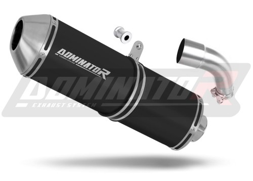 exhaust muffler DOMINATOR OVR BLACK fits the motorcycle Suzuki SV 650 2016   2023