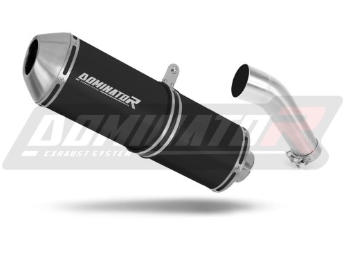 exhaust muffler DOMINATOR OVR BLACK fits to Suzuki SV 650 N 2003  2015