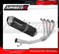 komplett kipufogórendszer DOMINATOR Full System OVR FEKETE kipufogódobbal a Suzuki GSXF 650 2007 - 2016 motorkerékpárhoz 2