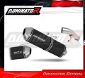 DOMINATOR kipufogó dob Homologált OVR FEKETE illik a Suzuki GSXF 650 2007 - 2016 motorkerékpárhoz 2