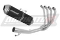 complete exhaust system with muffler DOMINATOR Full System OVR BLACK fits the motorcycle Suzuki GSF 650 BANDIT N / S 2007   2016