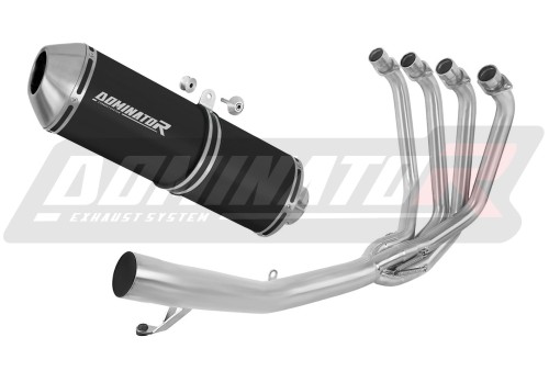 DOMINATOR teljes kipufogórendszer OVR FEKETE kipufogódobbal a Suzuki GSF 650 BANDIT N / S 2007 - 2016 motorkerékpárhoz