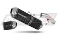 exhaust muffler DOMINATOR homologated road legal OVR BLACK fits the motorcycle Suzuki GSF 650 BANDIT N / S 2007   2016