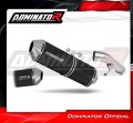 exhaust muffler DOMINATOR homologated road legal OVR BLACK fits the motorcycle Suzuki GSF 650 BANDIT N / S 2007   2016 3