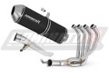 komplett DOMINATOR kipufogórendszer OVR FEKETE dobbal, Suzuki GSF 650 BANDIT N / S 2005 - 2006 motorkerékpárhoz