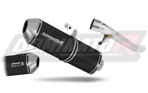 DOMINATOR Homologizált OVR FEKETE kipufogó dob Suzuki GSF 650 BANDIT N / S 2005 - 2006 motorkerékpárhoz