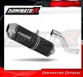 exhaust muffler DOMINATOR OVR BLACK fits the motorcycle Suzuki DR 650RSE 1990   1996 2