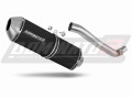 DOMINATOR OVR FEKETE kipufogó dob, amely illeszkedik a Suzuki DR 650SE 1997 - 2009 motorkerékpárhoz